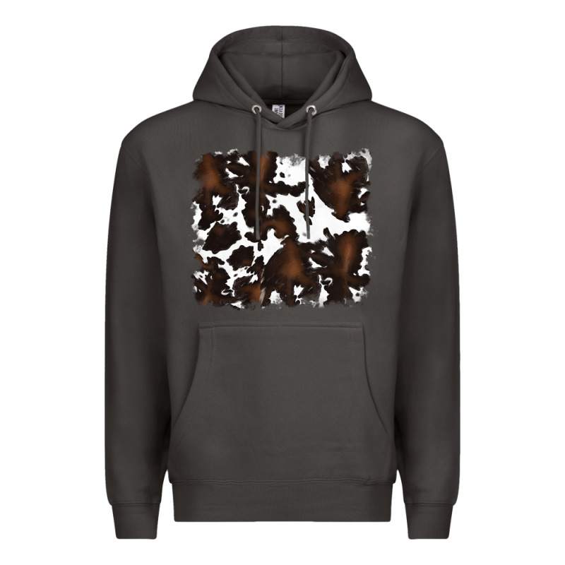 Cowhide Background Premium Hoodie by RanaPortraitStore | Teevron