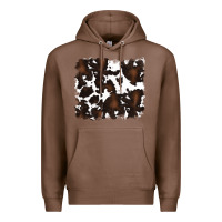 Chestnut cowhide background Premium Hoodie - RanaPortraitStore