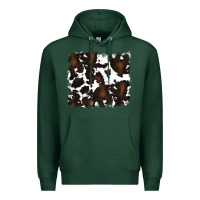 Sports Green cowhide background Premium Hoodie - RanaPortraitStore