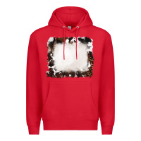 Red cowhide and leopard background Premium Hoodie - RanaPortraitStore