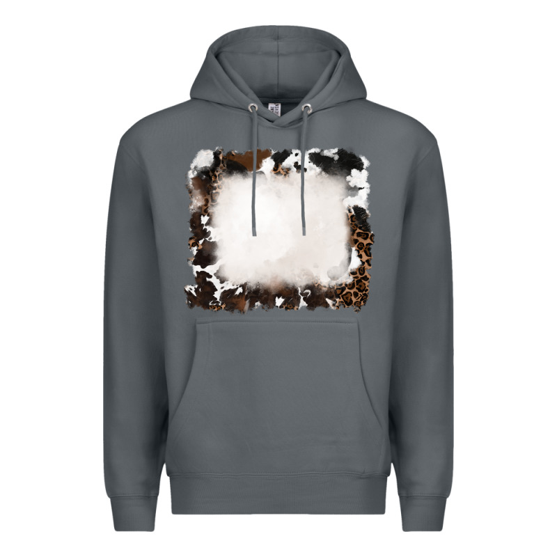 Cowhide And Leopard Background Premium Hoodie by RanaPortraitStore | Teevron