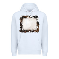 White cowhide and leopard background Premium Hoodie - RanaPortraitStore