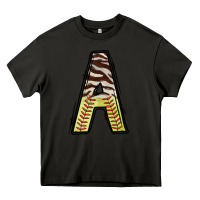 Asphalt softball alphabet a Heavy Core Tee - CowhideDigitalArt