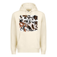 Tofu cowhide mixed background Premium Hoodie - RanaPortraitStore