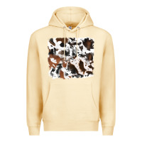 Pina Colada cowhide mixed background Premium Hoodie - RanaPortraitStore