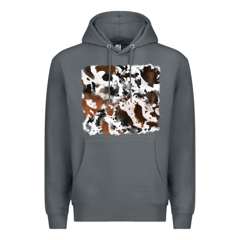 Cowhide Mixed Background Premium Hoodie by RanaPortraitStore | Teevron