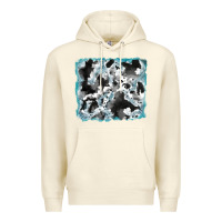 Sandshell cowhide glitter tooled leather background Premium Hoodie - RanaPortraitStore