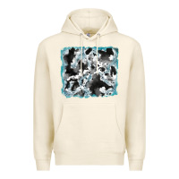 Tofu cowhide glitter tooled leather background Premium Hoodie - RanaPortraitStore