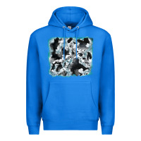 True Royal cowhide glitter tooled leather background Premium Hoodie - RanaPortraitStore