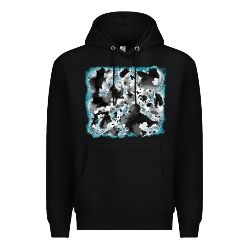 Cowhide Glitter Tooled Leather Background Premium Hoodie by RanaPortraitStore | Teevron