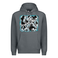 Rock cowhide glitter tooled leather background Premium Hoodie - RanaPortraitStore