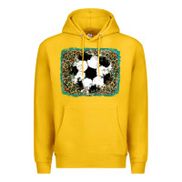 Lemon glitter soccer leopard Premium Hoodie - RanaPortraitStore