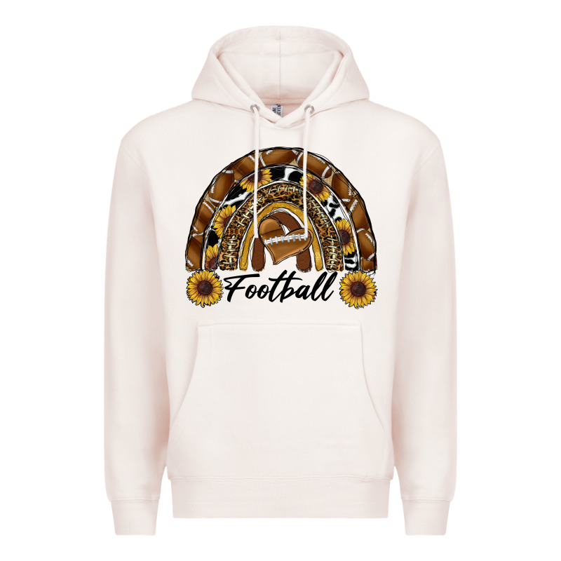 Football Rainbow Premium Hoodie by RanaPortraitStore | Teevron