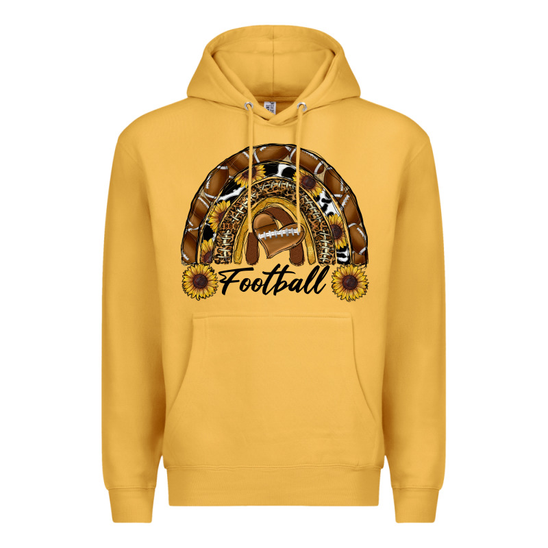 Football Rainbow Premium Hoodie by RanaPortraitStore | Teevron