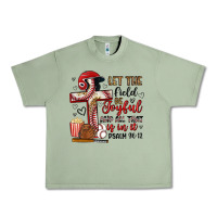 Oil Green let the field be joyful and all that is in it Urban Heavy Tee - Artiststas