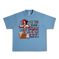 Pebble Blue let the field be joyful and all that is in it Urban Heavy Tee - Artiststas