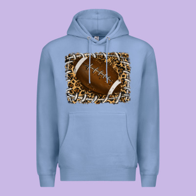 Leopard American Football Backround Premium Hoodie Designed By Ranaportraitstore