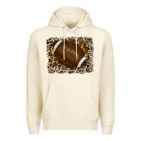 Sandshell leopard american football backround Premium Hoodie - RanaPortraitStore