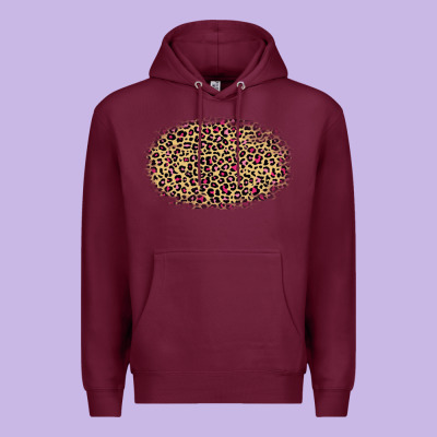 Leopard Pattern Premium Hoodie Designed By Ranaportraitstore