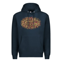 Navy leopard pattern Premium Hoodie - RanaPortraitStore