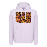 Lilac leopard glitter background Premium Hoodie - RanaPortraitStore