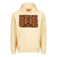 Pina Colada leopard glitter background Premium Hoodie - RanaPortraitStore