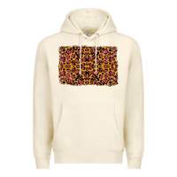 Sandshell leopard glitter background Premium Hoodie - RanaPortraitStore
