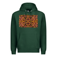 Sports Green leopard glitter background Premium Hoodie - RanaPortraitStore