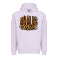 Lilac leopard tooled leather turquoise Premium Hoodie - RanaPortraitStore
