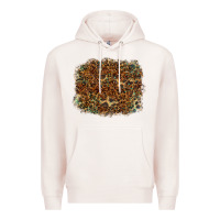 Pale Pink leopard tooled leather turquoise Premium Hoodie - RanaPortraitStore
