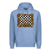 Colony Blue racing leopard background Premium Hoodie - RanaPortraitStore