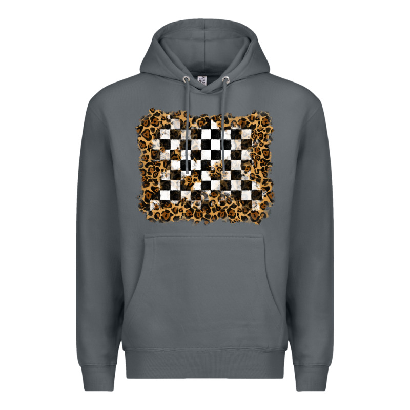 Racing Leopard Background Premium Hoodie by RanaPortraitStore | Teevron
