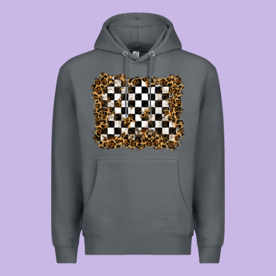 Racing Leopard Background Premium Hoodie Designed By Ranaportraitstore