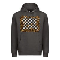 Smoke racing leopard background Premium Hoodie - RanaPortraitStore