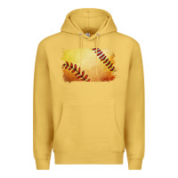 Antique Gold softball brushstroke Premium Hoodie - RanaPortraitStore