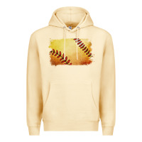 Pina Colada softball brushstroke Premium Hoodie - RanaPortraitStore