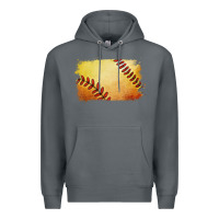 Rock softball brushstroke Premium Hoodie - RanaPortraitStore