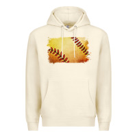 Sandshell softball brushstroke Premium Hoodie - RanaPortraitStore