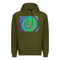 Army Green tie dye backround Premium Hoodie - RanaPortraitStore