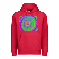 Cardinal tie dye backround Premium Hoodie - RanaPortraitStore
