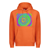 Carrot tie dye backround Premium Hoodie - RanaPortraitStore