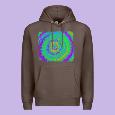 Tie Dye Backround Premium Hoodie Designed By Ranaportraitstore
