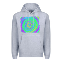 Heather Grey tie dye backround Premium Hoodie - RanaPortraitStore