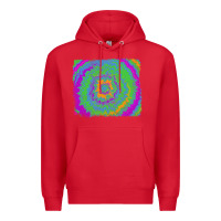Red tie dye backround Premium Hoodie - RanaPortraitStore