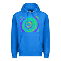 True Royal tie dye backround Premium Hoodie - RanaPortraitStore