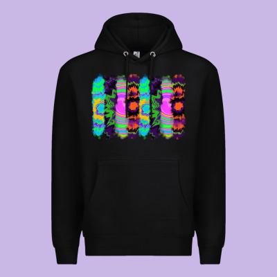 Tie Dye Brushstrokes Premium Hoodie Designed By Ranaportraitstore