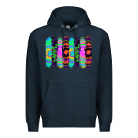 Navy tie dye brushstrokes Premium Hoodie - RanaPortraitStore