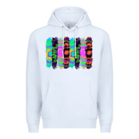 White tie dye brushstrokes Premium Hoodie - RanaPortraitStore