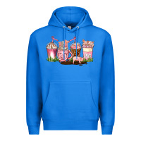 True Royal pig coffee cups Premium Hoodie - AdoDesignShop