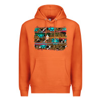 Carrot western background Premium Hoodie - RanaPortraitStore